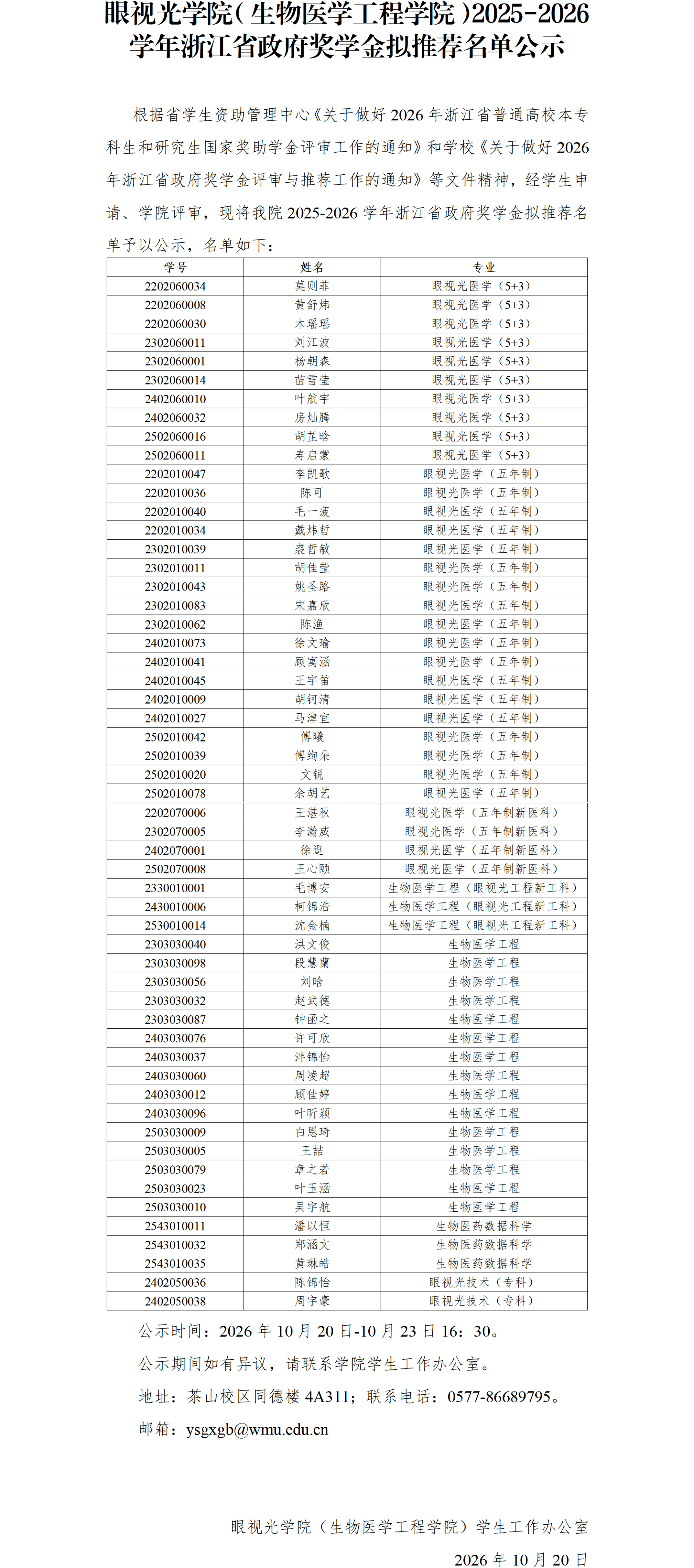 眼视光学院(生物医学工程学院)2025-2026学年省政府奖学金公示_01(1).png